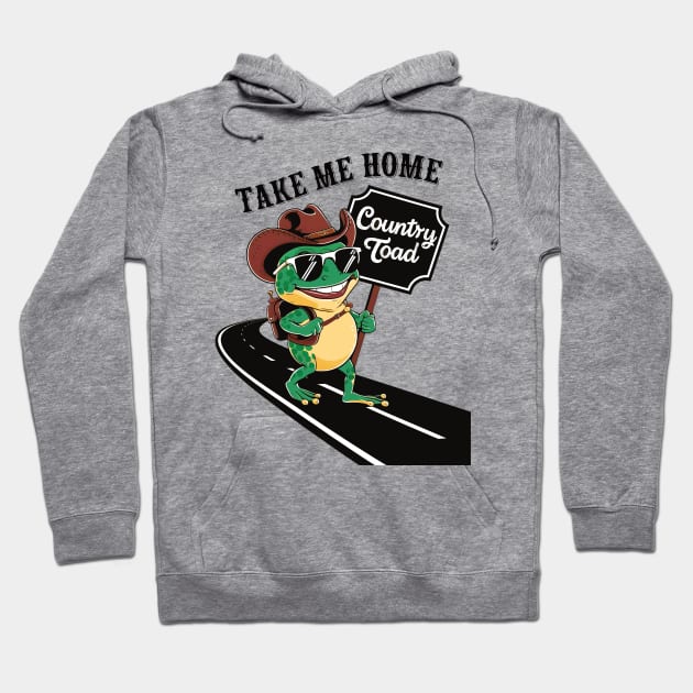 Take Me Home Country Toad Hoodie by BishBashBosh